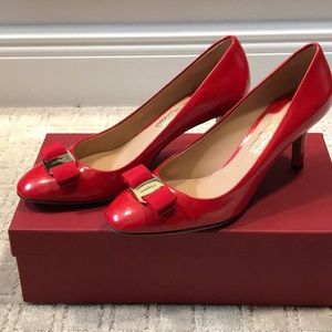 Ferragamo Red Heel Erice 70